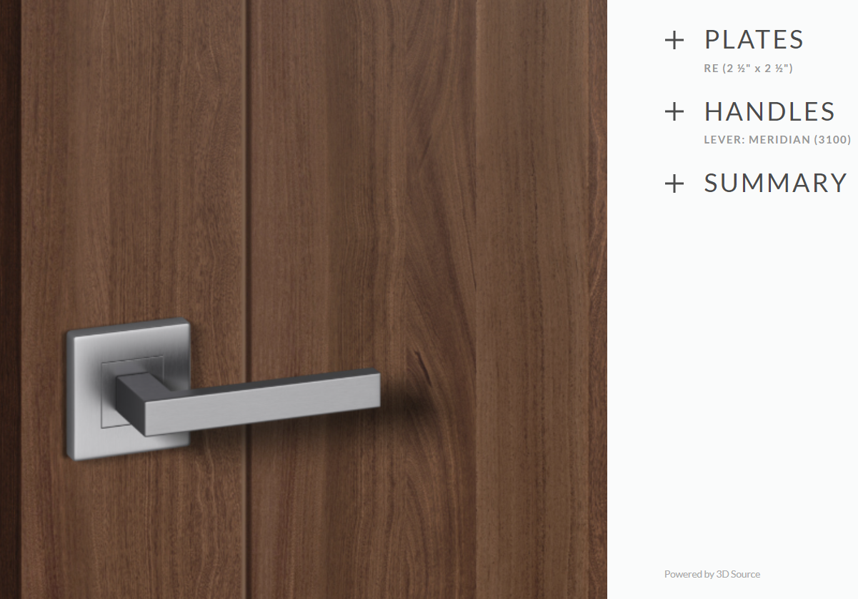 Ashley Norton RE.3100.42.L.8/4B Meridian Full Dummy - Dark Oil Rubbed/Polished Nickel
