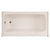 Hydro Systems REG6036ATO-LH Regan 6036 AC Tub Only - Left Hand