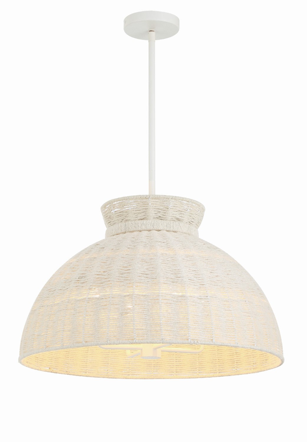 Crystorama RES-10524-MT Reese 4 Light Pendant - Matte White