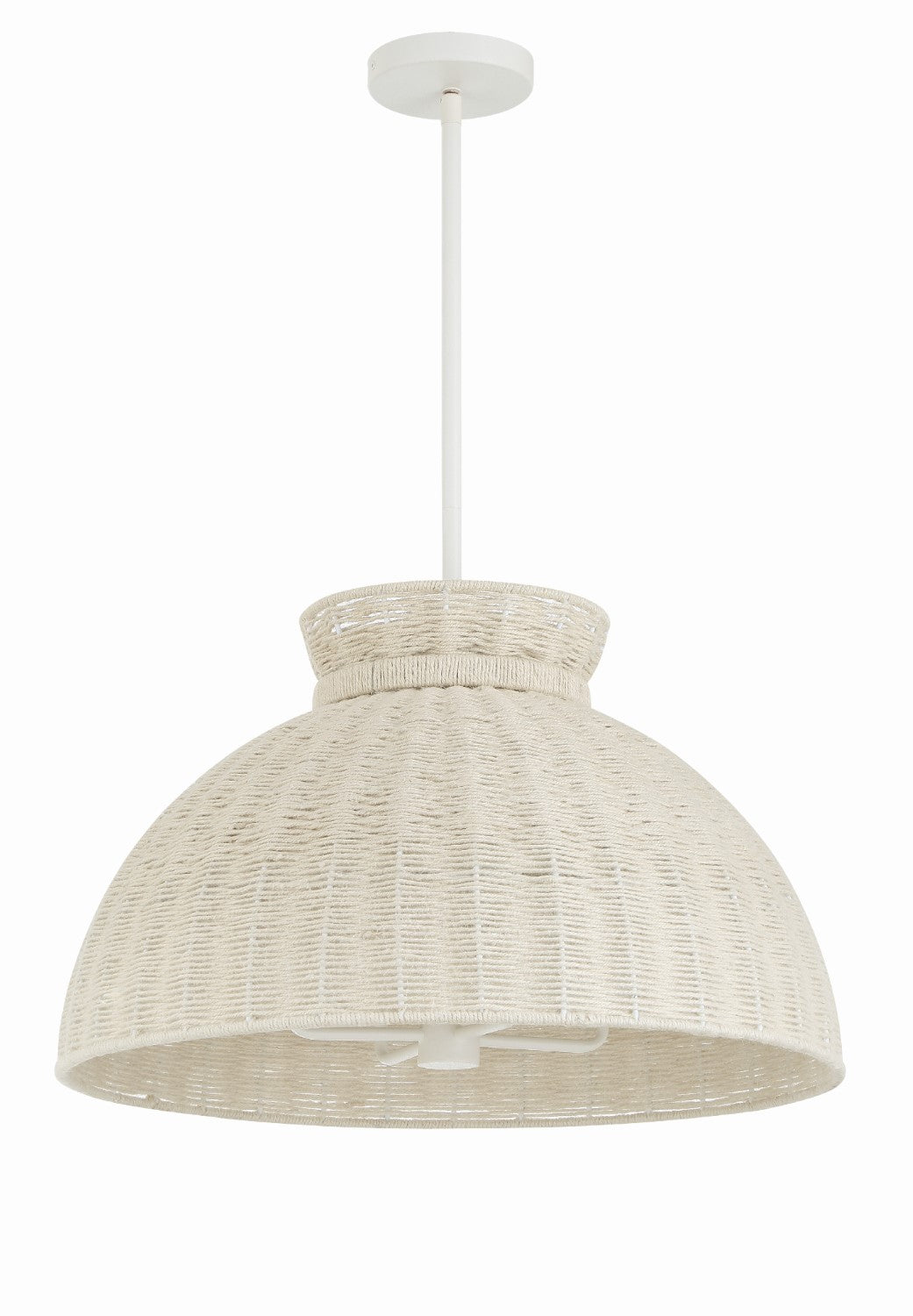 Crystorama RES-10524-MT Reese 4 Light Pendant - Matte White