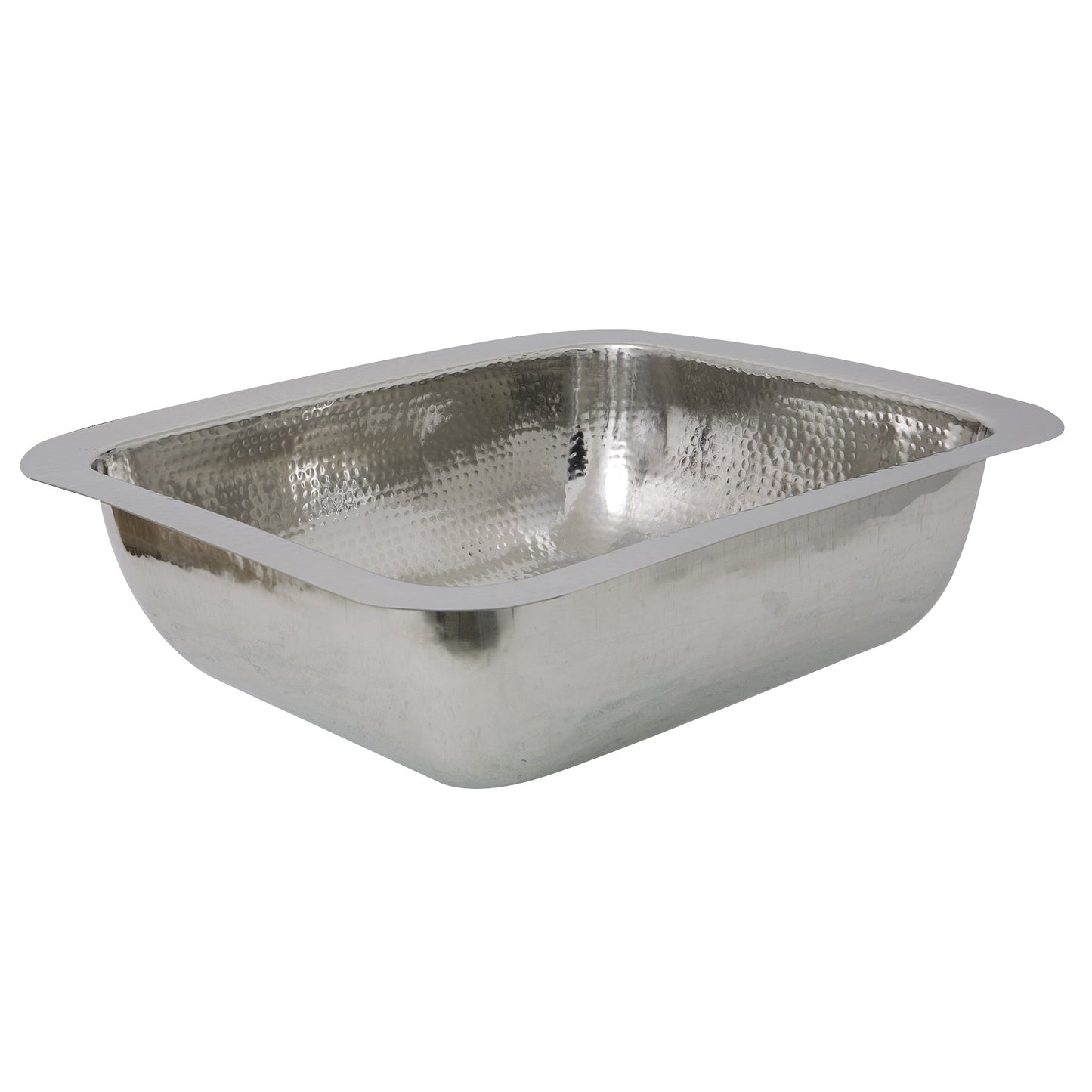 Nantucket sinks RES2014 20 inch hammered stainless steel rectangle bar sink