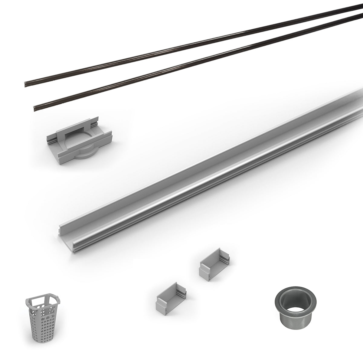 Infinity Drain RG-L 3836 36" PVC Component Only Kit for S-LAG 38 and S-LT 38 series.