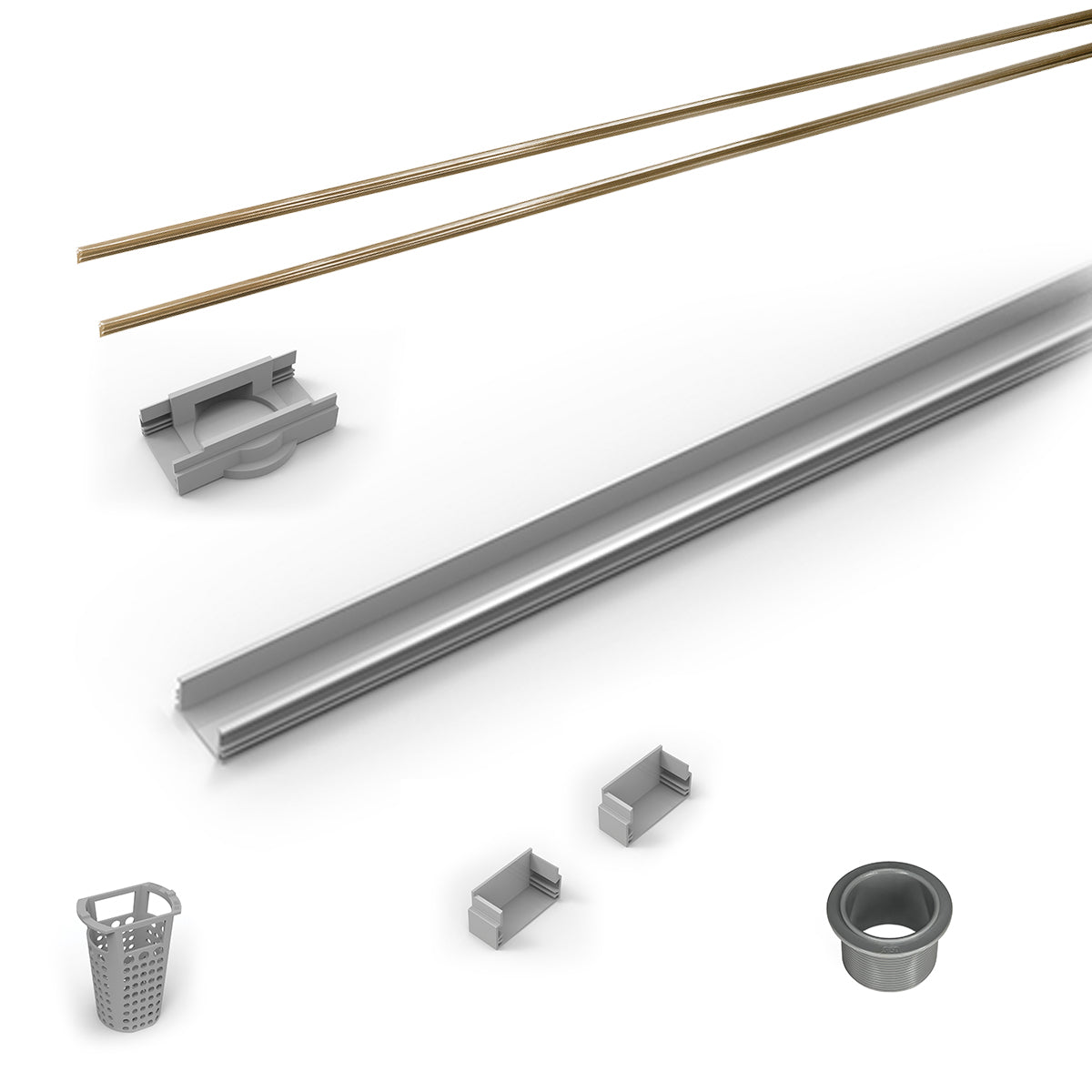 Infinity Drain RG-L 3836 36" PVC Component Only Kit for S-LAG 38 and S-LT 38 series.