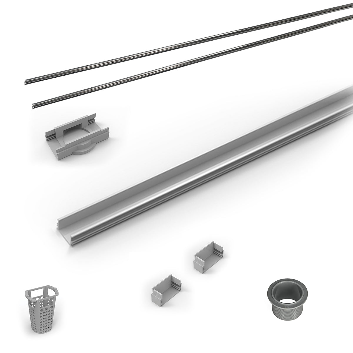 Infinity Drain RG-L 3836 36" PVC Component Only Kit for S-LAG 38 and S-LT 38 series.