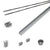 Infinity Drain RG 3860 60" PVC Component Only Kit for S-AG 38 and S-DG 38 series.