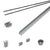 Infinity Drain RG 3872 72" PVC Component Only Kit for S-AG 38 and S-DG 38 series.