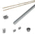 Infinity Drain RG 3896 96" PVC Component Only Kit for S-AG 38 and S-DG 38 series.