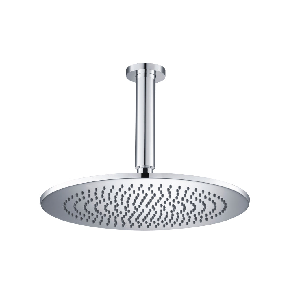 Flusso RHC.12R 12" Rain Head with 6" Ceiling Mount Arm