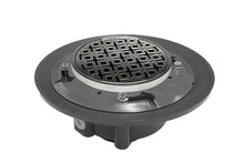 Load image into Gallery viewer, Infinity Drain RKD 5-3I 5” x 5” RKD 5 - Strainer - Link Pattern &amp; 4&quot; Throat w/Cast Iron Drain Body 3” Outlet