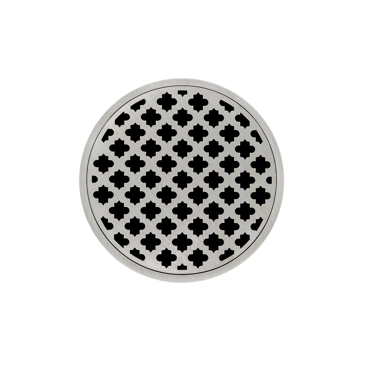 Infinity Drain RMDB 5-A 5” x 5” RMD 5 - Strainer - Moor Pattern & 2" Throat w/ABS Bonded Flange 2”, 3”, & 4” Outlet