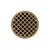 Infinity Drain RMD 5-2P 5” x 5” RMD 5 - Strainer - Moor Pattern & 2" Throat w/PVC Drain Body 2” Outlet