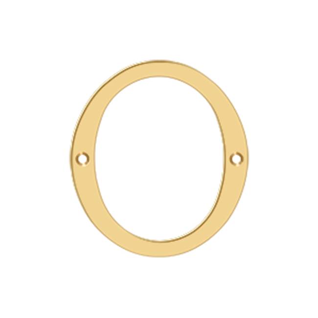 Deltana RN40 4 Numbers, Solid Brass - Parent