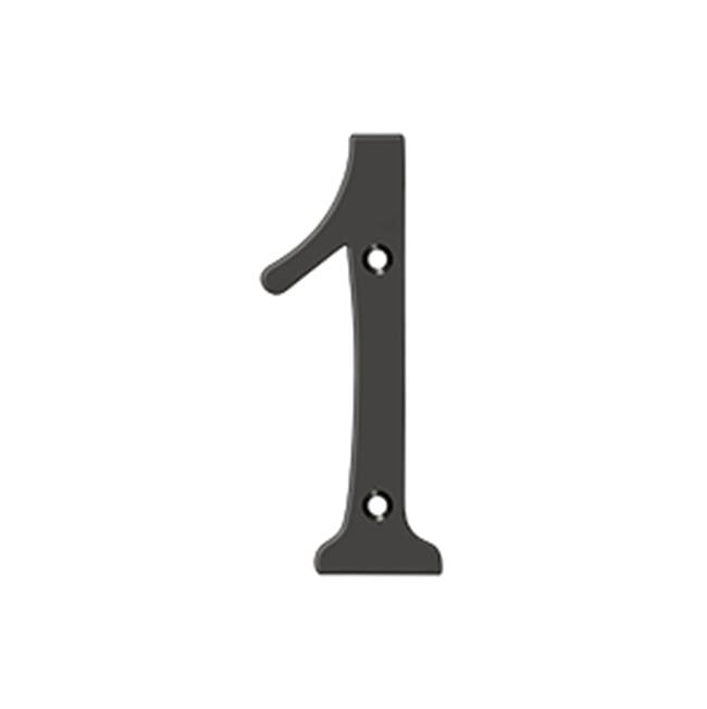 Deltana RN41 4 Numbers, Solid Brass