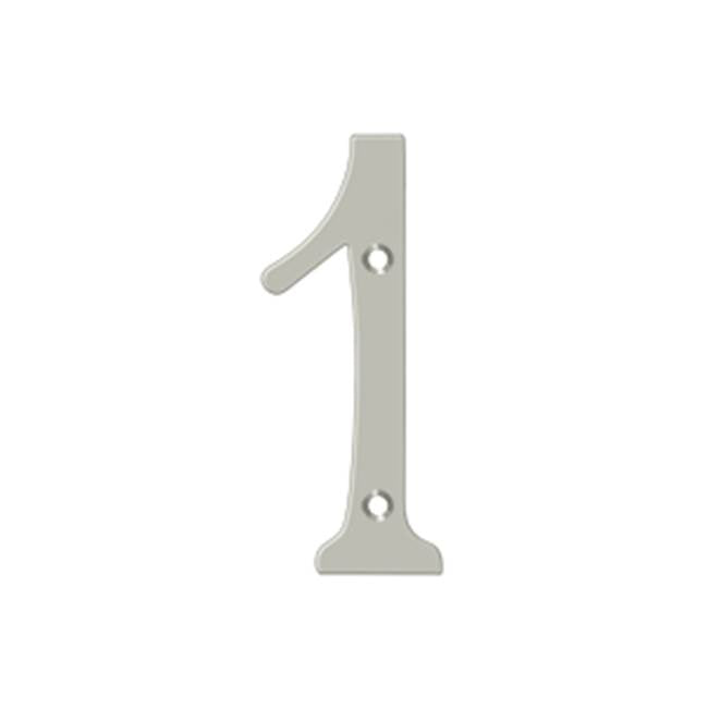 Deltana RN41 4 Numbers, Solid Brass