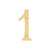 Deltana RN41 4 Numbers, Solid Brass - Parent