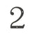 Deltana RN42 4 Numbers, Solid Brass