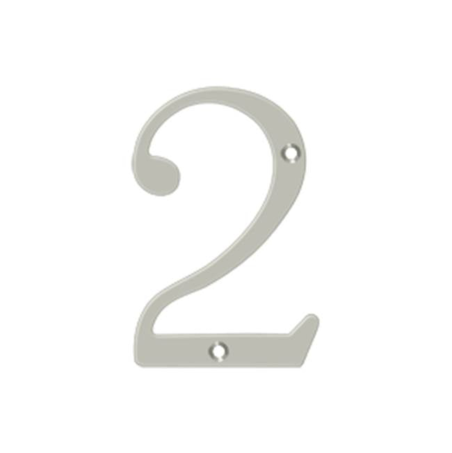 Deltana RN42 4 Numbers, Solid Brass