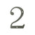Deltana RN42 4 Numbers, Solid Brass