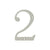 Deltana RN42 4 Numbers, Solid Brass