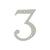 Deltana RN43 4 Numbers, Solid Brass