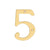 Deltana RN45 4 Numbers, Solid Brass - Parent