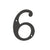 Deltana RN46 4 Numbers, Solid Brass