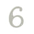 Deltana RN46 4 Numbers, Solid Brass