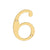 Deltana RN46 4 Numbers, Solid Brass - Parent