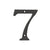Deltana RN47 4 Numbers, Solid Brass