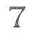 Deltana RN47 4 Numbers, Solid Brass