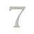 Deltana RN47 4 Numbers, Solid Brass