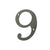 Deltana RN49 4 Numbers, Solid Brass