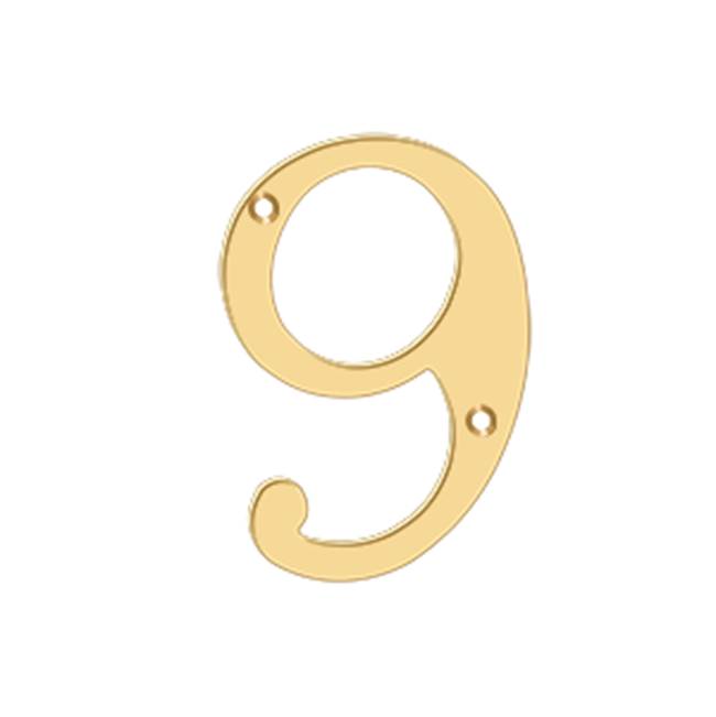 Deltana RN49 4 Numbers, Solid Brass - Parent