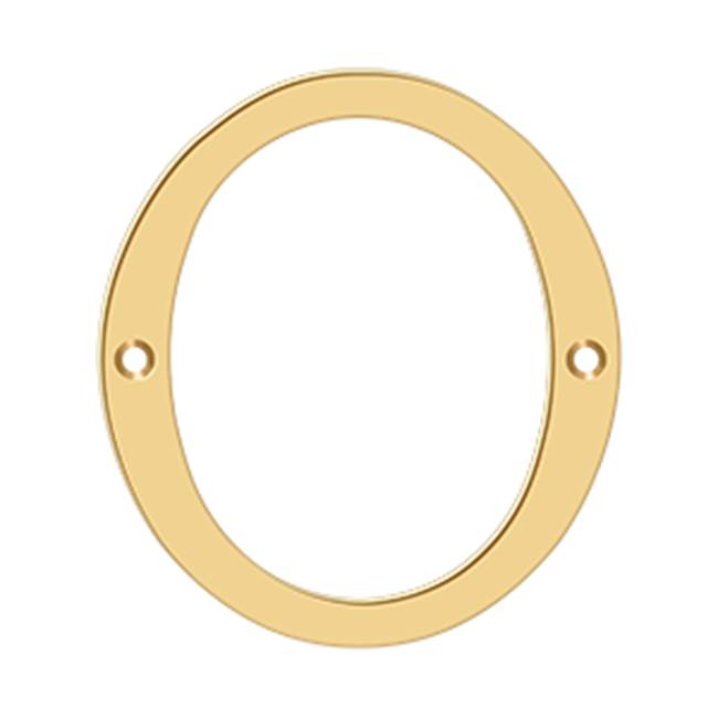 Deltana RN60 6 Numbers, Solid Brass - Parent