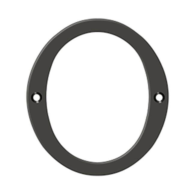 Deltana RN60 6 Numbers, Solid Brass