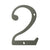 Deltana RN62 6 Numbers, Solid Brass