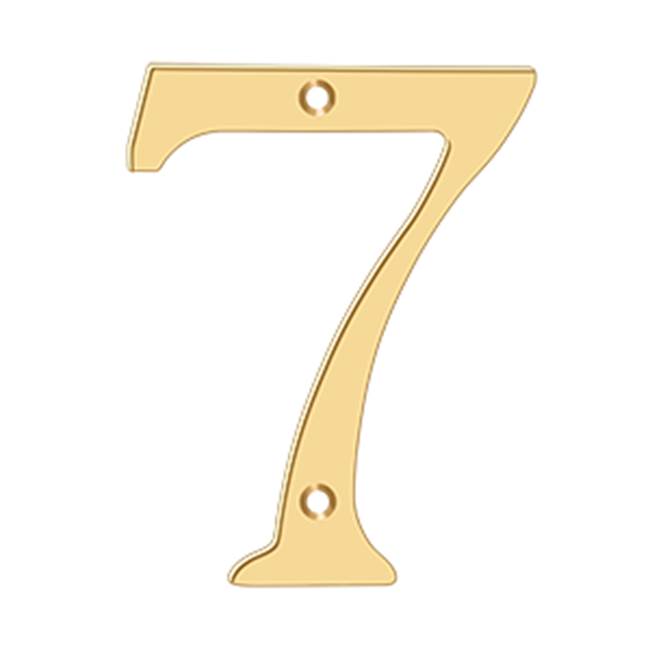 Deltana RN67 6 Numbers, Solid Brass - Parent