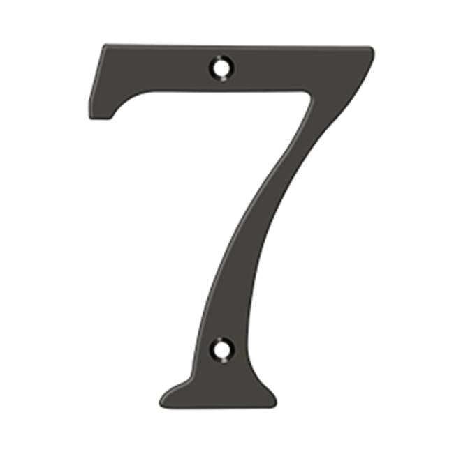 Deltana RN67 6 Numbers, Solid Brass