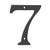 Deltana RN67 6 Numbers, Solid Brass