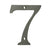 Deltana RN67 6 Numbers, Solid Brass