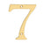 Deltana RN67 6 Numbers, Solid Brass - Parent