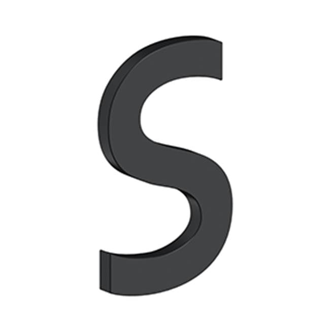 Deltana RNBSU 4 Letter S, B Series With Risers, Stainless Steel - Parent