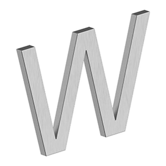 Deltana RNEWU32D 4 Letter W, E Series With Risers, Stainless Steel - Parent