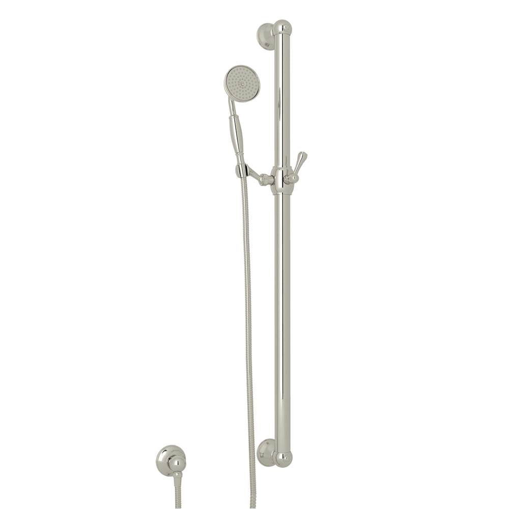 Rohl 1272E Handshower Set With 39" Grab Bar and Single Function Handshower
