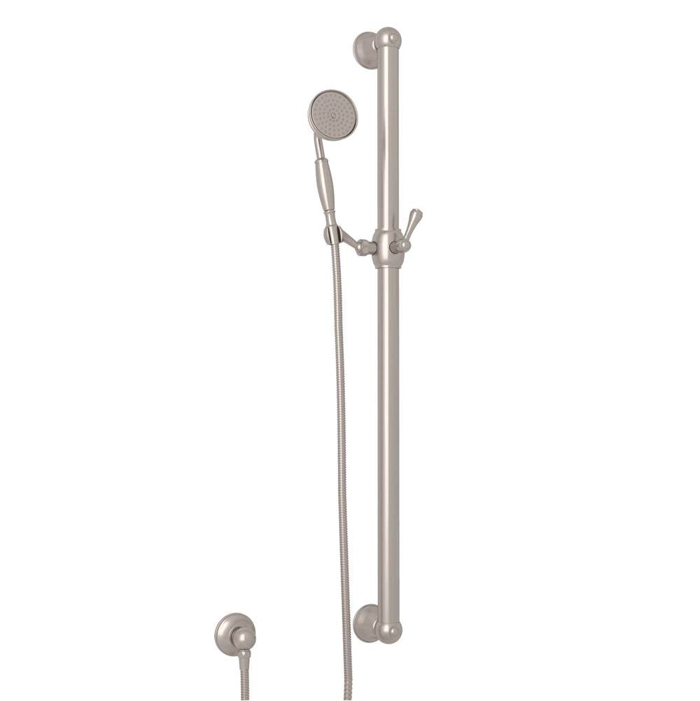Rohl 1272E Handshower Set With 39" Grab Bar and Single Function Handshower