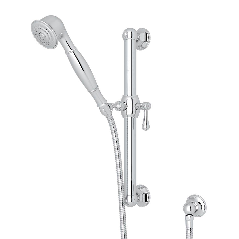 Rohl 1282 Handshower Set With 24" Grab Bar and Single Function Handshower - Parent
