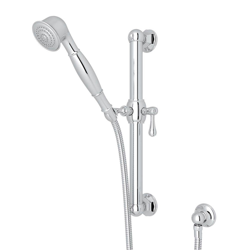 Rohl 1282 Handshower Set With 24" Grab Bar and Single Function Handshower - Parent