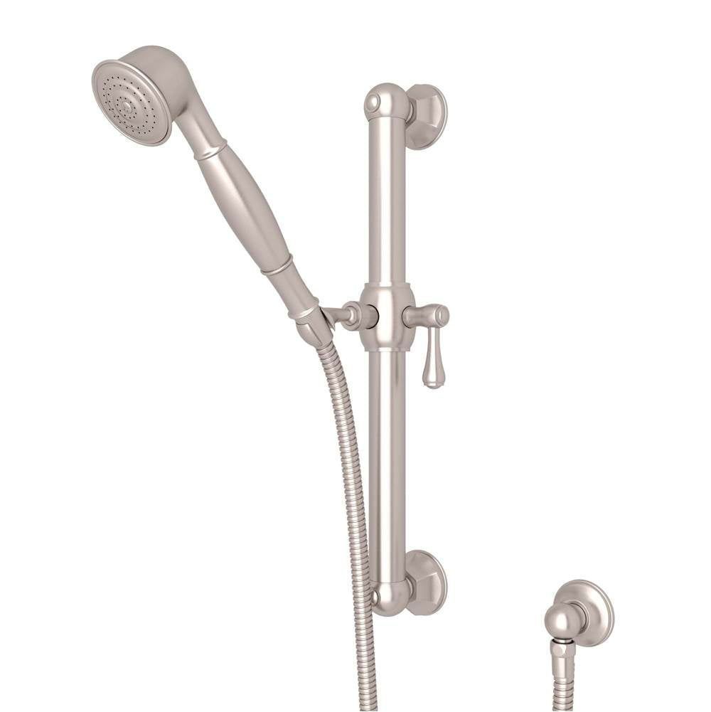 Rohl 1282 Handshower Set With 24" Grab Bar and Single Function Handshower