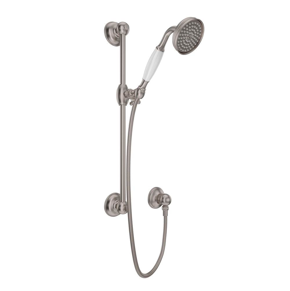 Rohl 1300E Handshower Set With 22" Slide Bar and Single Function Handshower
