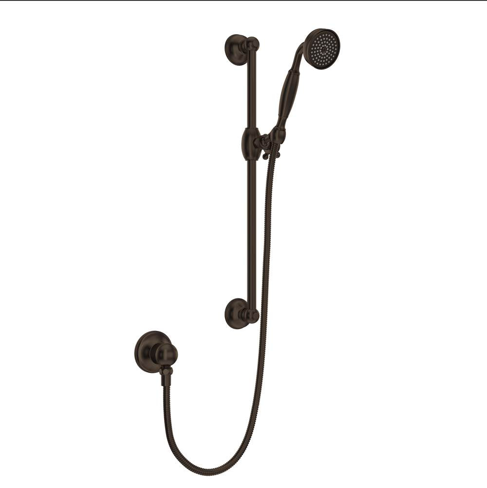 Rohl 1301E Handshower Set With 22" Slide Bar and Single Function Handshower